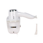 Фен настенный "SIMPLE", белый/ хром, ABS-пластик, 1200 Вт