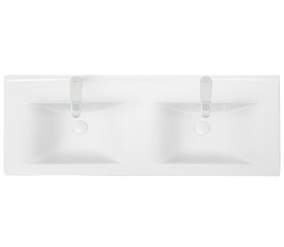 Раковина WeltWasser Deilbach 7508 120 10000005578 двойная белый прямоугольная