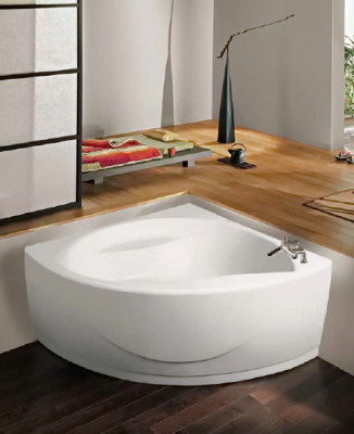 JACOB DELAFON Presquile E6045RU-00 угловая ванна, акрил, 145 см x 145 см, белая