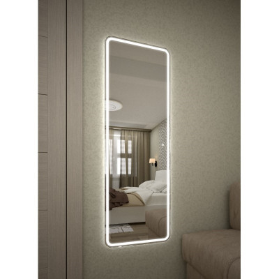 Зеркало в ванную с LED подсветкой Relisan TAFFY Гл000024397, 45,5x135 прямоугольное