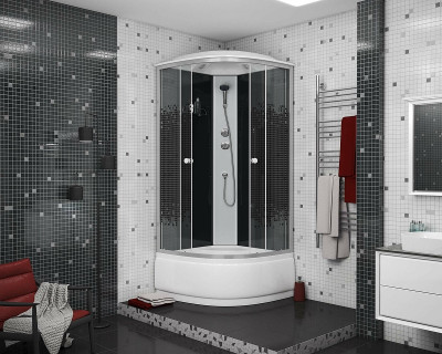 Душевая кабина Niagara Eco 90x90 NG-7508-14 четверть круга