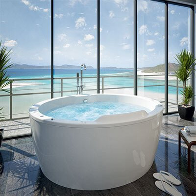 Акриловая ванна Aquatek Аура круглая 180x180 (без гидромассажа) AUR180-0000033