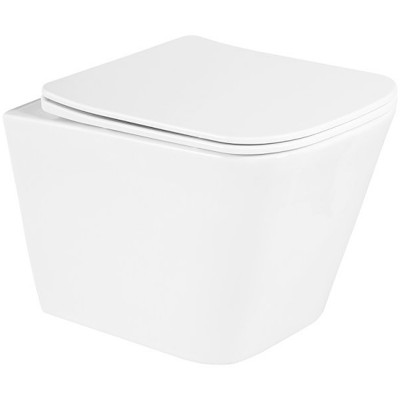 Унитаз с инсталляцией BelBagno Due BB3103CHR/SC/BB002-80/BB005-PR-CHROME с сиденьем микролифт и клавишей смыва хром