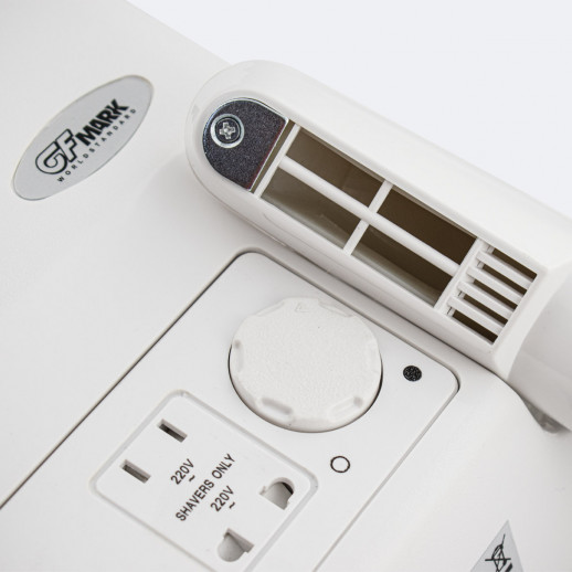 Фен для волос с гибким шлангом, в ванную комнату с розеткой GFmark (6823)