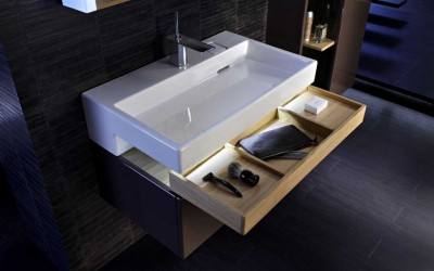 JACOB DELAFON TERRACE EXD9112-00 раковина-столешница, с подсветкой 80 см х 49 см, белая