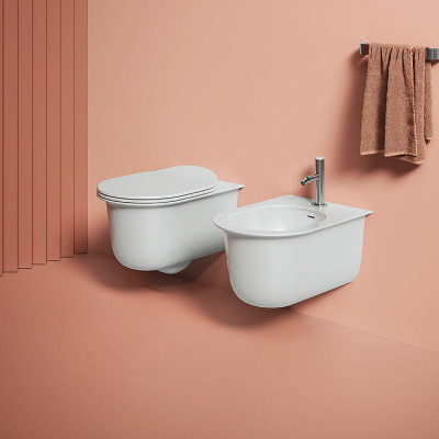 Унитаз Artceram Chic CHV001 17 00 подвесной черный без сиденья