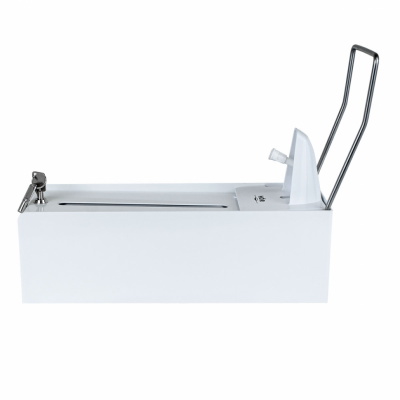 HOR-D-030A локтевой антивандальный дозатор со стальным корпусом