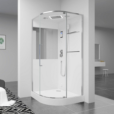 Душевая кабина Black&White Galaxy G8891 100х100 889100 с паром четверть круга