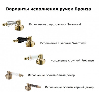 Boheme VOGUE 201 смеситель для раковины, бронза