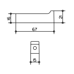 Крючок Keuco Edition 11 11116010000 хром