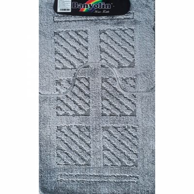 GFmark два коврика для ванной КВАДРАТЫ 55х90 и 45х55 см, полиэстер