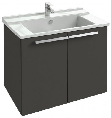 Мебель для раковины-столешницы 77 см, белый блестящий, Jacob Delafon «STRUKTURA» (EB1281-N18), белый