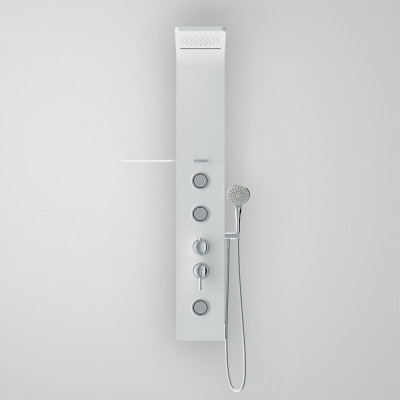 Душевая панель AM.PM Joy W85P-2-136AW Белая матовая