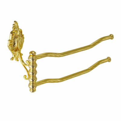 MIGLIORE Elisabetta 17073, полотенцедержатель двойной поворотный, 45 см, золото