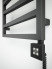 TERMA ZigZag+KTX 2+TS 500х835/Metallic Black полотенцесушитель электрический, черный