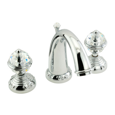 MIGLIORE Cristalia 30941 смеситель для раковины на три отверстия, хром