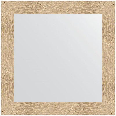 Зеркало настенное Evoform Definite 80х80 BY 3245 в багетной раме Золотые дюны 90 мм