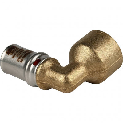 Угольник-переходник STOUT с внутренней резьбой 1/2"х16 для металлопластиковых труб прессовой SFP-0010-001216