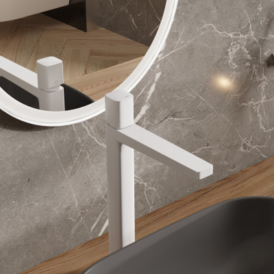 Смеситель для раковины WasserKRAFT Saale 9500 (9503H), белый