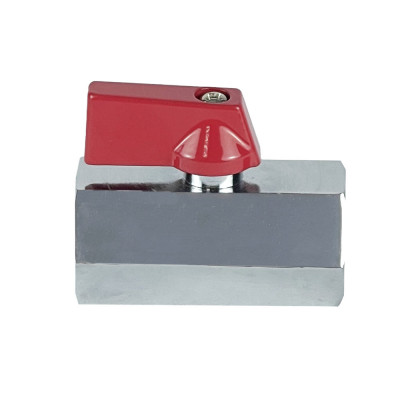 Кран шаровой Valfex MINI ВР1/4хВР1/4 никелированный (VF.330.NB.014)