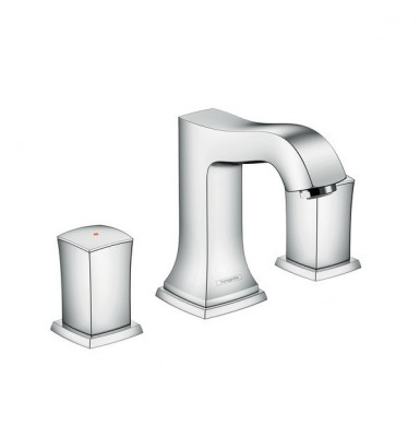 Смеситель для раковины на 3 отверстия 31304000 Hansgrohe Metropol Classic (хром)