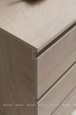 Комод для ванной Aquanet Сканди 1600x480 Дуб эдгрейн 6 ящиков (00302547)