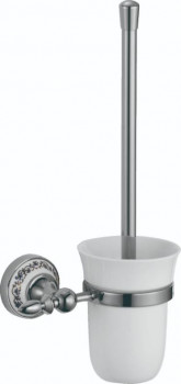 Туалетный ёршик с настенным держателем Savol S-06894A латунь хром