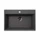 Кухонная мойка Ulgran Quartz Forte 760-09, мокрый асфальт  (Forte 760-09)