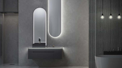 Зеркало в ванную Jorno Shine 51 Shi.02.51/A с подсветкой с бесконтактным выключателем прямоугольное