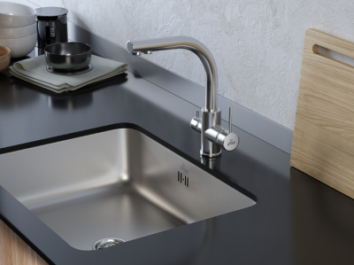 Paulmark Essen Es213011-NI смеситель для кухни под фильтр, никель