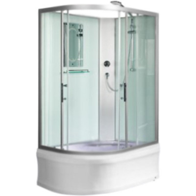 Душевая кабина WeltWasser WW500 Halle 1201 120x90 10000003312 L профиль хром асимметричная