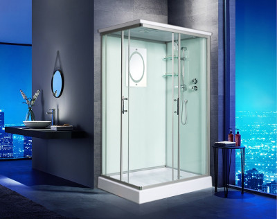 Душевая кабина WeltWasser WW500 Laine 1202 120x90 10000003271 профиль хром стекло прозрачное прямоугольная