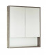 Зеркальный шкаф для ванной Style Line Экзотик 65 древесина/белый (ЛС-00000397)  (ЛС-00000397)