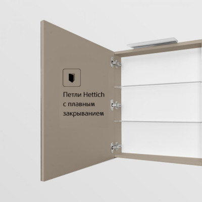 Зеркальный шкаф Roca Oleta 60 левый, капучино A857645515