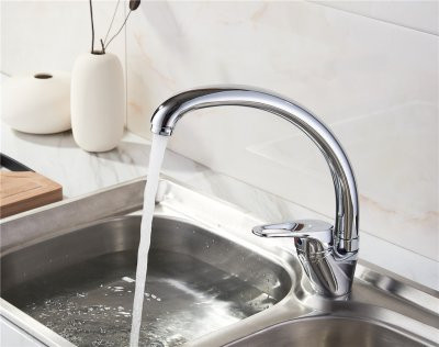 Смеситель для кухни Ledeme L5913 H13 однорычажный хром