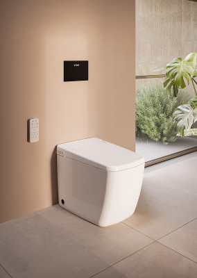 Унитаз биде Vitra V-Care Prime 7232B403-6217 приставной с сиденьем микролифт