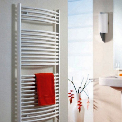 Zehnder Janda JAE-120-050/DD полотенцесушитель электрический, нержавеющая сталь, белый, 127,5см x 49,5см