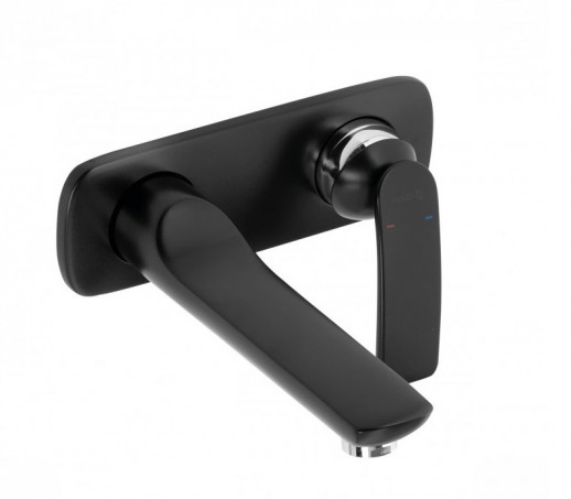Смеситель для раковины (настенный) KLUDI BALANCE хром черный матовый 522468775