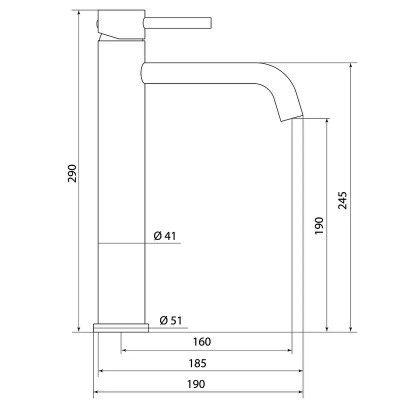 Смеситель для раковины Славен СЛ-ОД-Д16, бронза