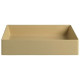 Раковина накладная Artceram Scalino 55 SCL002 12 00 Giallo zinco прямоугольная  (SCL002 12 00)