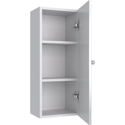 Шкаф подвесной в ванную Runo Кредо 30 00000000761 белый