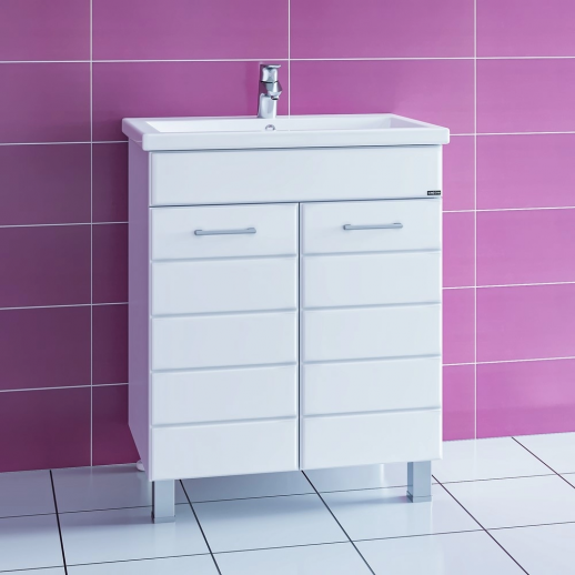 Тумба для умывальника напольная СаНта "Омега-70" (под умывальник  Фостер70)