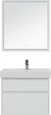 Мебель для ванной Aquanet Nova Lite 75 белый (2 ящика) напольная/подвесная (00242903)