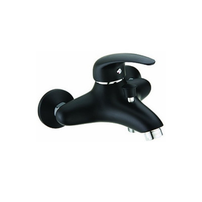 KorDi Black Line Edition KD 2304-C6 Black/Chrome смеситель для ванны и душа, матовый черный