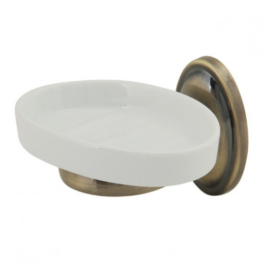 VERAGIO BONJOUR BRONZO VR.BNR-7850.BR мыльница настенная, бронза/керамика