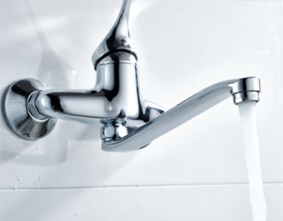 Настенный Смеситель Frap локтевой однорычажный поворотный хром (F4654)