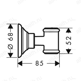 Axor Montreux держатель душа настенный