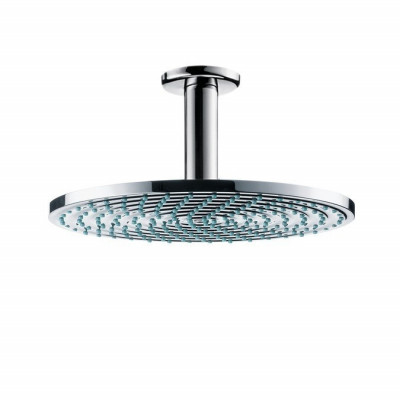 Верхний душ Hansgrohe Raindance AIR 240 mm 27477000 в комплекте с кронштейном потолочный (хром)