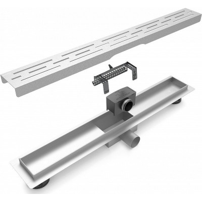Душевой лоток Esbano Meta 70 M-RAIN-70MC ESTRMETRAIN70MC с решеткой хром матовый