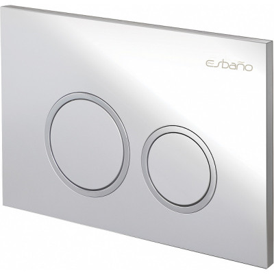 Клавиша смыва Esbano KRG-11SC ESINKRG11SC хром ABS-пластик